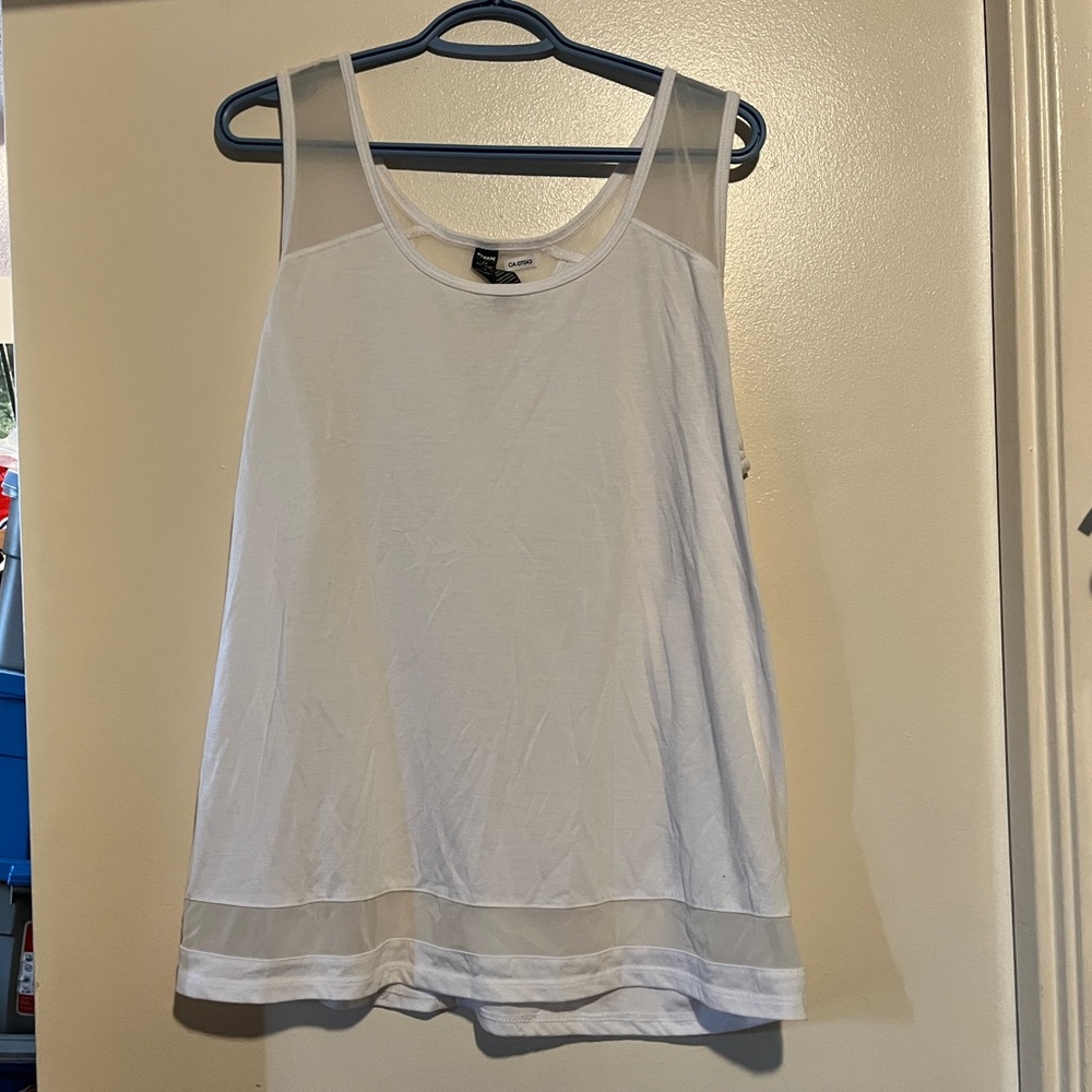 RBX WHITE MESH TANK